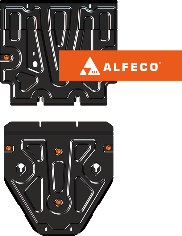 Защита Alfeco для картера и КПП Audi Q5 II 2017-2026. Артикул ALF.30.44