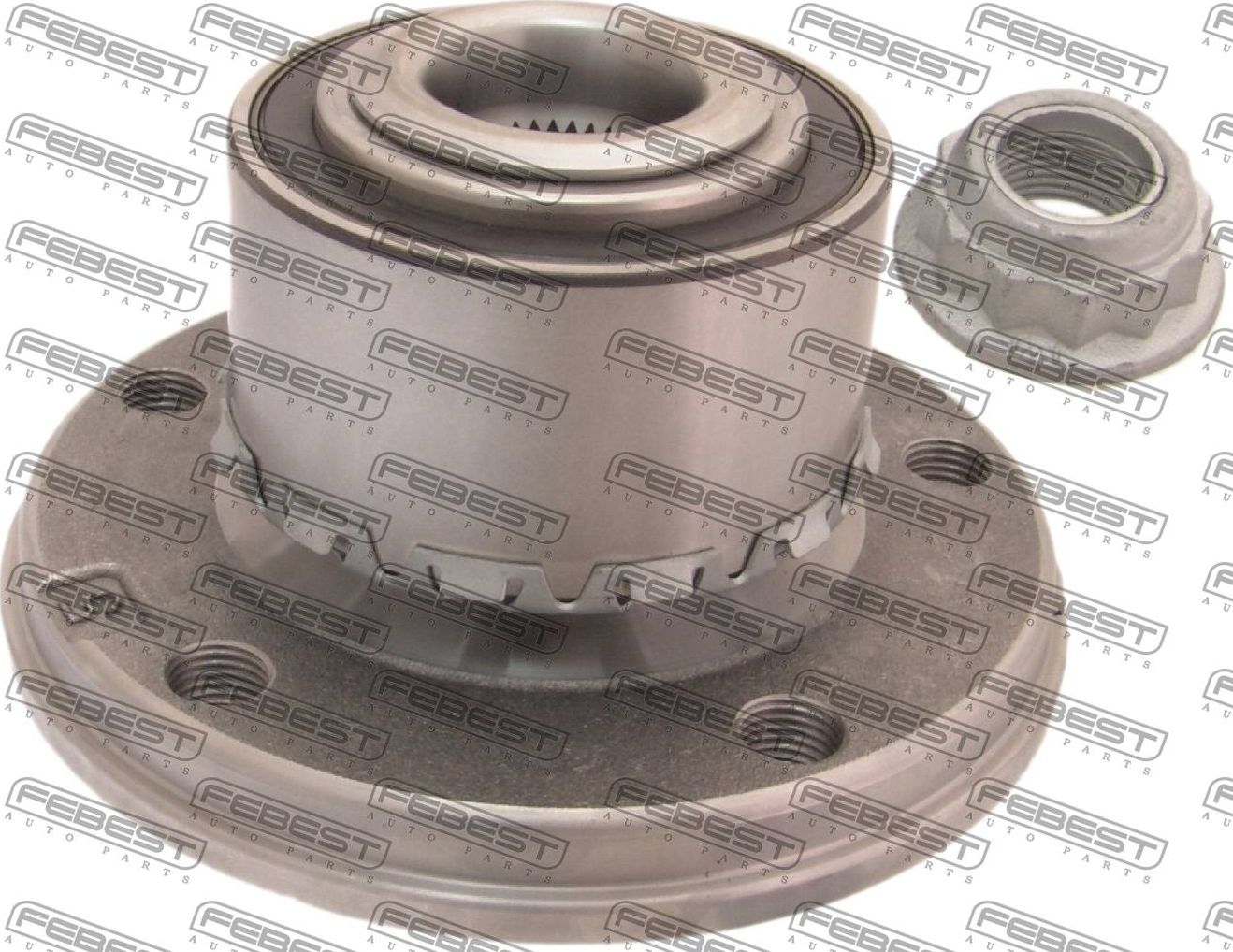 Ступица колеса Febest передняя правая/левая для Volkswagen Multivan T6 2015-2026. Артикул 2382-001