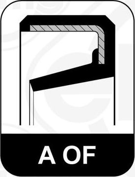 Сальник, уплотнительное кольцо Elring (NBR (бутадиен-нитрильный каучук)) задний внешний для Neoplan Skyliner 1990-2026. Артикул 586.781