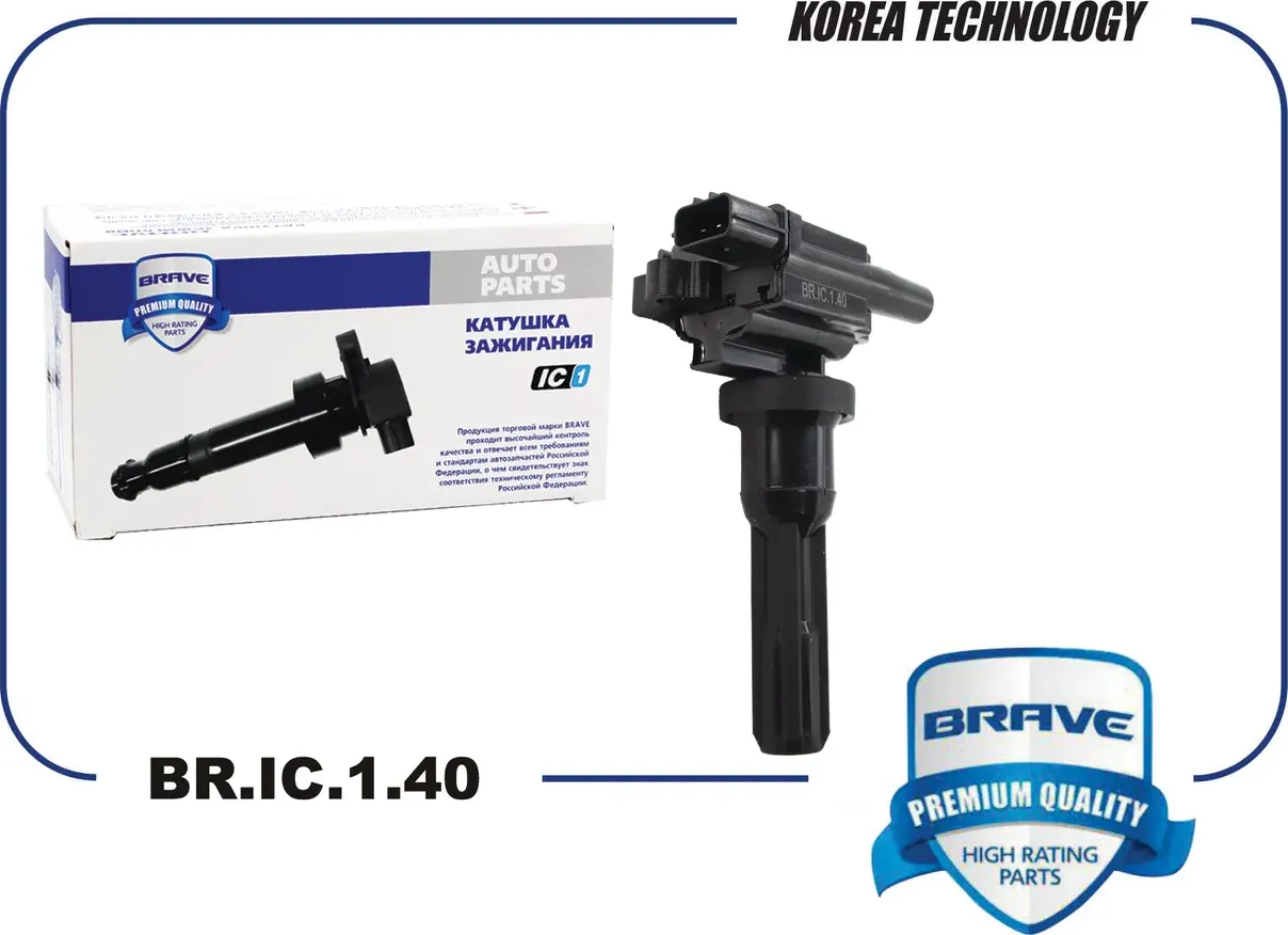 Катушка зажигания MD363552 BR.IC.1.40 Lancer IX, Outlander I 2.0i (Brave). Артикул BRIC140