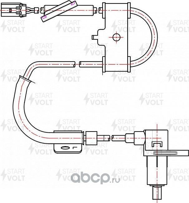 Датчик ABS StartVOLT. Артикул VS-ABS 1509