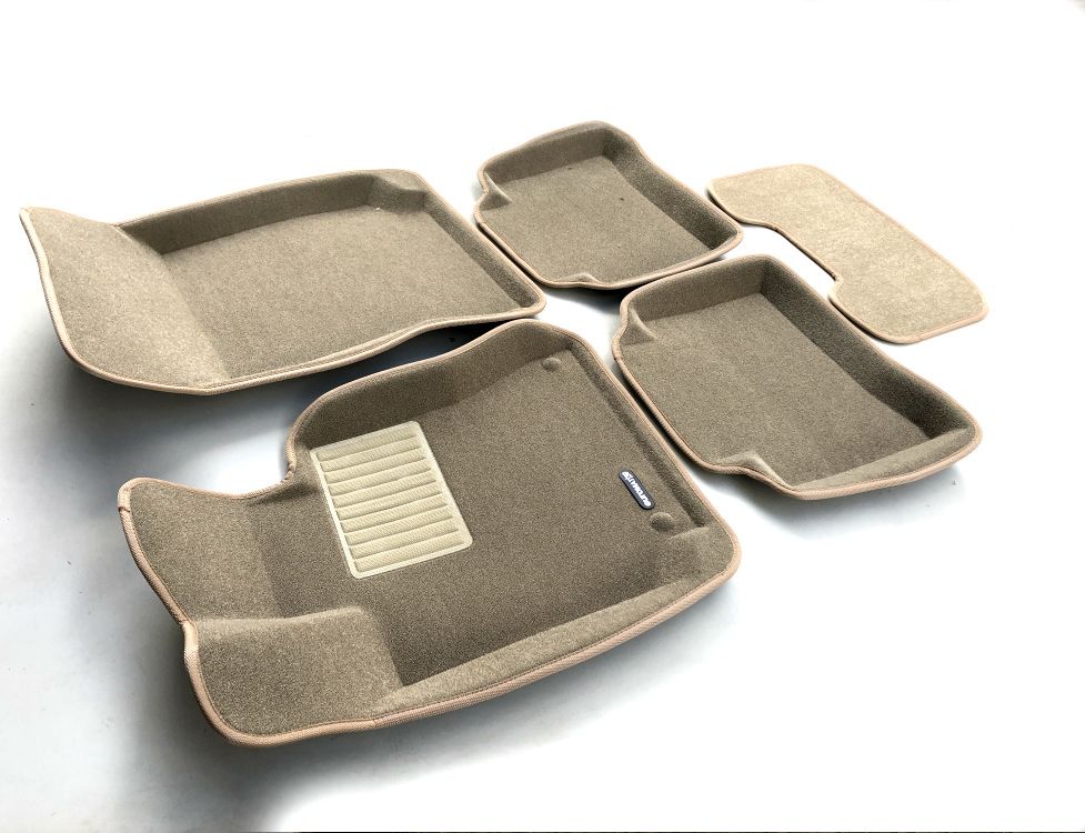 Коврики текстильные Euromat 3D Business для салона Mercedes-Benz E-Класс W212 2009-2012 БЕЖЕВЫЕ. Артикул EMC3D-003505T