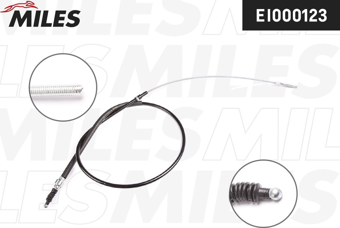 Трос ручника (тросик ручного тормоза) Miles. Артикул EI000123
