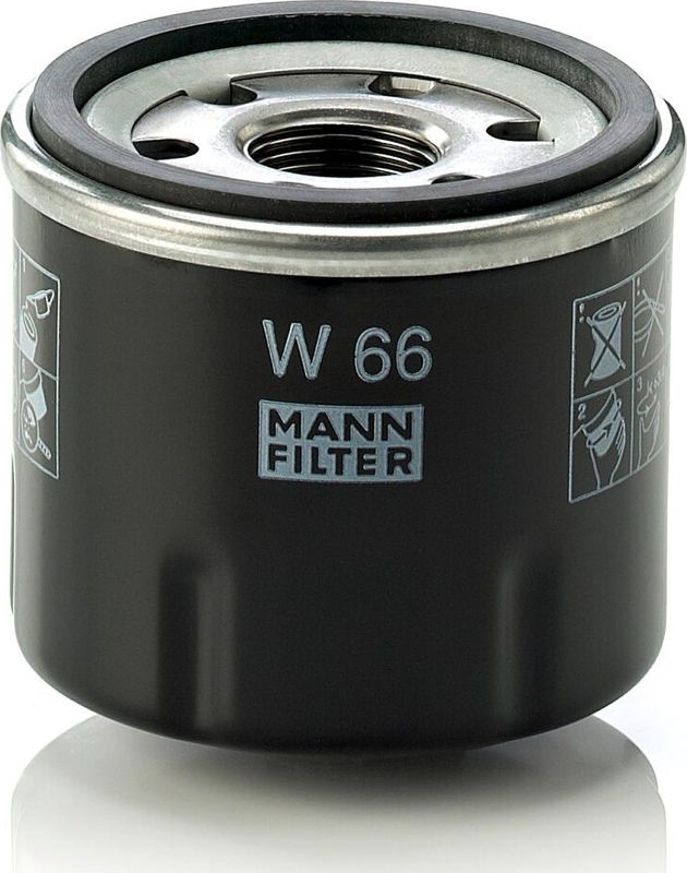 Масляный фильтр Mann-Filter для Renault Sandero II 2013-2026. Артикул W 66