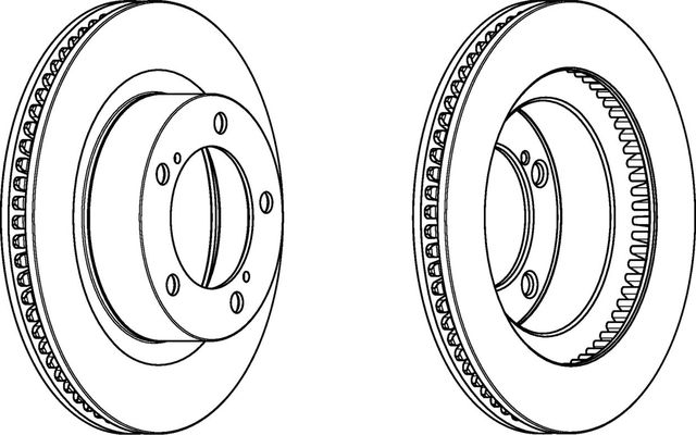 Тормозной диск Ferodo Premier передний для Lexus LX 570 2007-2021. Артикул DDF1798C-1