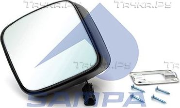 Зеркало боковое Sampa для MAN TGL 2005-2026. Артикул 022.106
