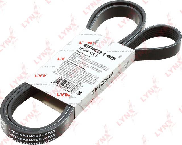 Приводной ремень поликлиновой LYNXauto для Alfa Romeo 159 2005-2011. Артикул 6PK2145