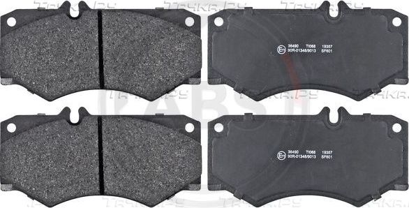 Тормозные колодки ABS передние для PUCH G-modell W461 1991-2001. Артикул 36490