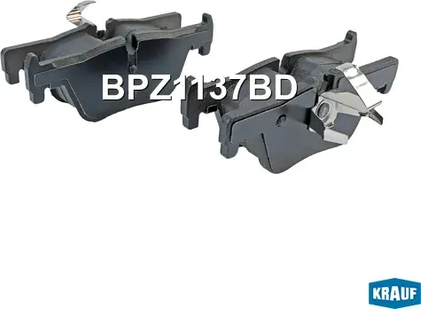 Колодки тормозные дисковые Krauf. Артикул BPZ1137BD