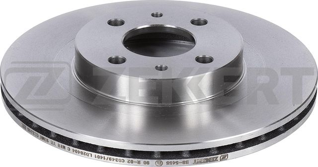 Тормозной диск Zekkert передний для Lada Granta I 2011-2026. Артикул BS-5455