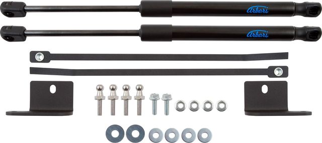 Амортизаторы (упоры) капота Arbori для Mitsubishi Pajero IV 2006-2021. Артикул ARBORI.HD.029106