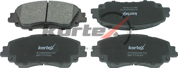 Колодки тормозные TOYOTA Camry LEXUS передние (4шт.) KORTEX. Артикул KT9000STD