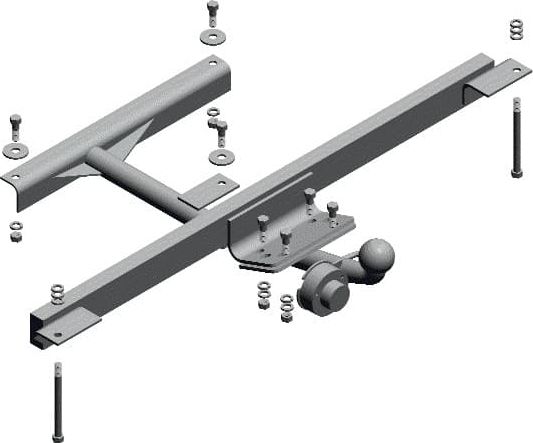 Фаркоп Трейлер для ВАЗ 2109, 21091, 21093 1987-2006 разборный. Артикул 2108.P