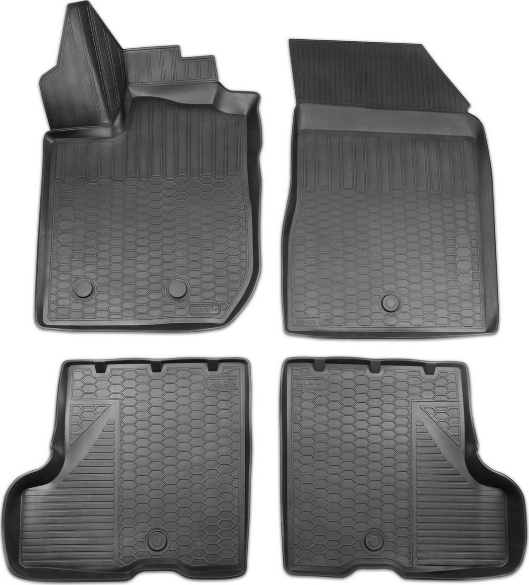 Коврики AutoMax для салона Lada Xray, Xray Cross хэтчбек (без вещевого ящика) 2015-2026. Артикул 5205512AM