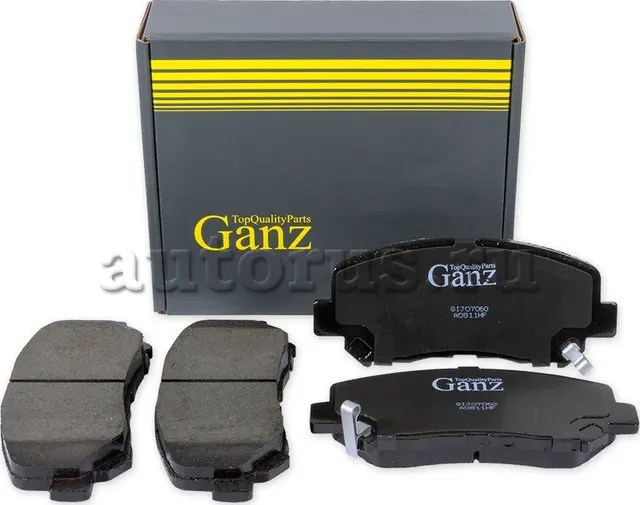 Колодки торм.пер. (Ganz). Артикул GIJ07060