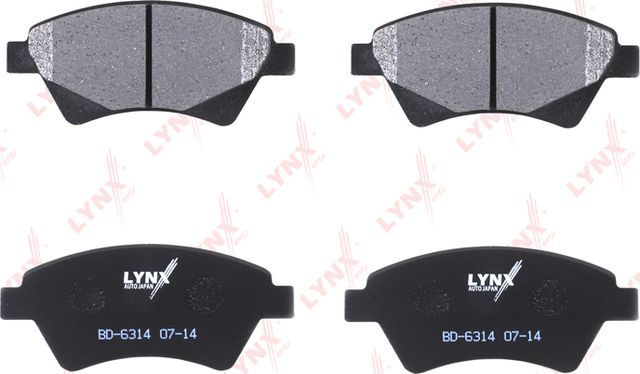 Тормозные колодки LYNXauto. Артикул BD-6314