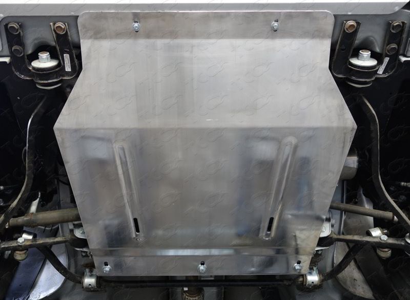 Защита алюминиевая ТСС (4 мм) для картера и КПП Datsun mi-DO 2015-2020. Артикул ZKTCC00138