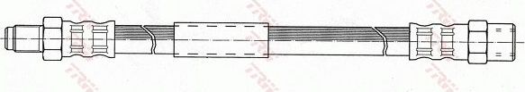 Тормозной шланг TRW. Артикул PHB417