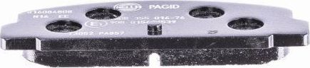 Тормозные колодки Hella Pagid. Артикул 8DB 355 016-761