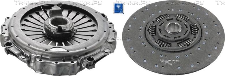 Сцепление (комплект) SACHS для Volvo B12 2006-2026. Артикул 3400 700 350