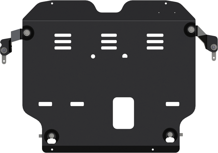 Защита Шериф (2 мм) для картера и КПП Hyundai Tucson III 2015-2017. Артикул 10.2974 V1