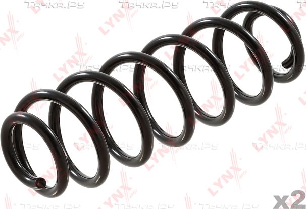 Пружина подвески LYNXauto задняя для Volkswagen Golf IV 1999-2006. Артикул SC-1178