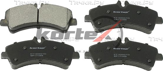 Колодки тормозные MB SPRINTER/VW 06- зад. (Kortex). Артикул KT1699STD