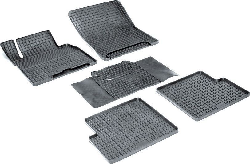 Коврики резиновые Seintex с узором сетка для салона Mercedes-Benz G-Класс W463 2001-2008. Артикул 00949