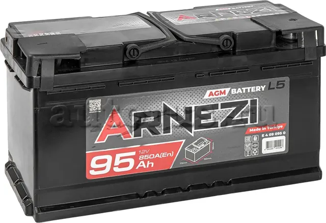 Аккумулятор Arnezi AGM Start 95 А/ч обратный R(+) 353х175х190 L5 EN850 A Arnezi. Артикул E4090950
