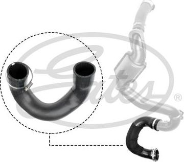 Патрубок интеркулера Gates для Renault Trafic II 2006-2014. Артикул 09-0526