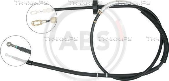Трос ручника (тросик ручного тормоза) ABS. Артикул K18607