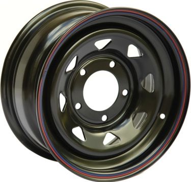 Колёсный диск OFF-ROAD Wheels стальной черный 5x139,7 8xR16 d110 ET0 для УАЗ Буханка 1990-2026. Артикул 1680-53910BL-0