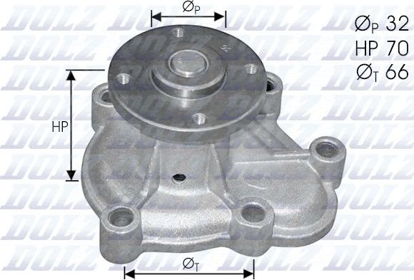 Помпа (водяной насос) Dolz. Артикул O130