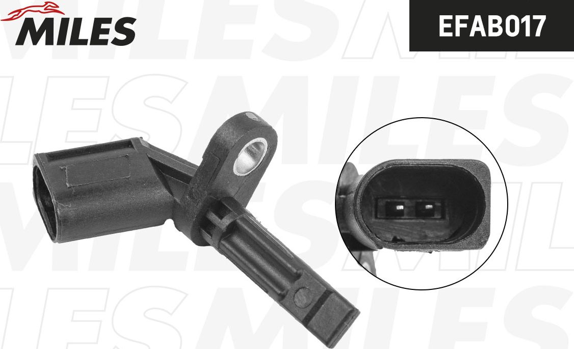 Датчик ABS перд. лев. AUDI A4/A5/A6/A8 05- EFAB017 (Miles). Артикул EFAB017