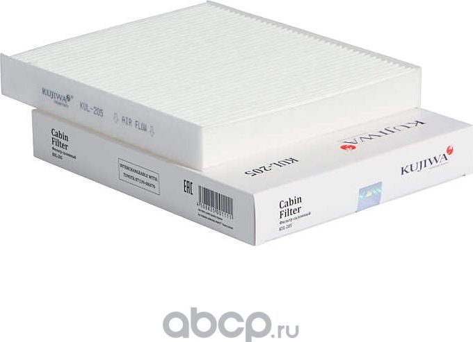 ФИЛЬТР САЛОННЫЙ KUL205 KUJIWA 871390K070 TOYOTA. Артикул KUL205