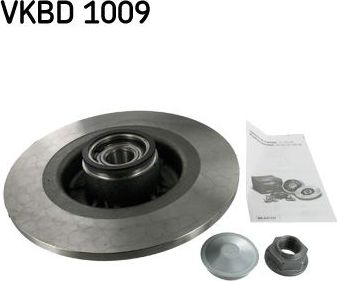 Тормозной диск SKF. Артикул VKBD 1009