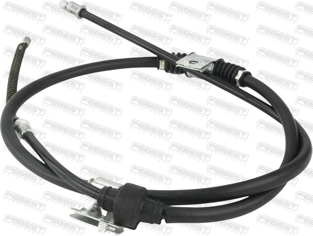 Трос ручника (тросик ручного тормоза) Febest задний левый для Mitsubishi Lancer X 2008-2017. Артикул 04100-CYLH