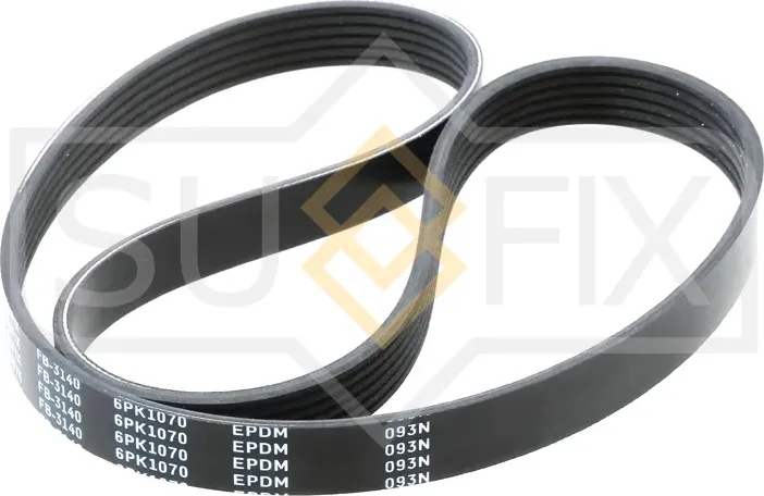 Ремень поликлиновый 6PK1070 (Sufix). Артикул FB3140