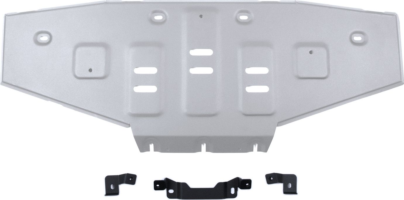 Защита алюминиевая Rival для радиатора BAIC Beijing BJ40 4WD АКПП 2023-н.в.. Артикул 333.3502.1