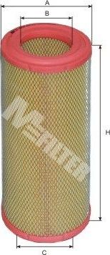 Воздушный фильтр MFilter. Артикул A 549