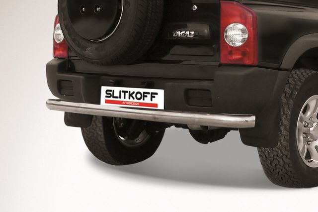 Защита Slitkoff заднего бампера d76 для ТагАЗ Tager 5-дв. 2008-2026. Артикул TAT5d013