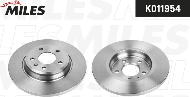 Диск тормозной AUDI A4/A5/Q5 15- задний вент.D 300мм. (Miles). Артикул K011954