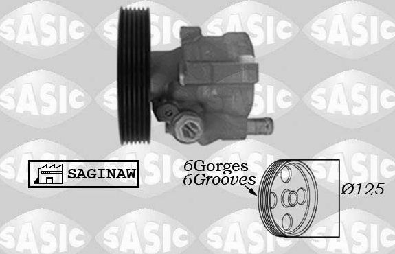 Насос ГУР Sasic. Артикул 7074012