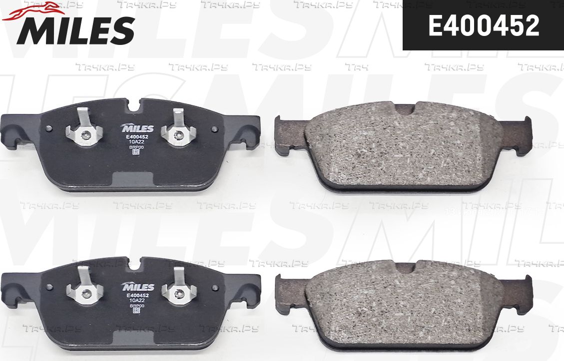 Тормозные колодки Miles (Low-Metallic). Артикул E400452