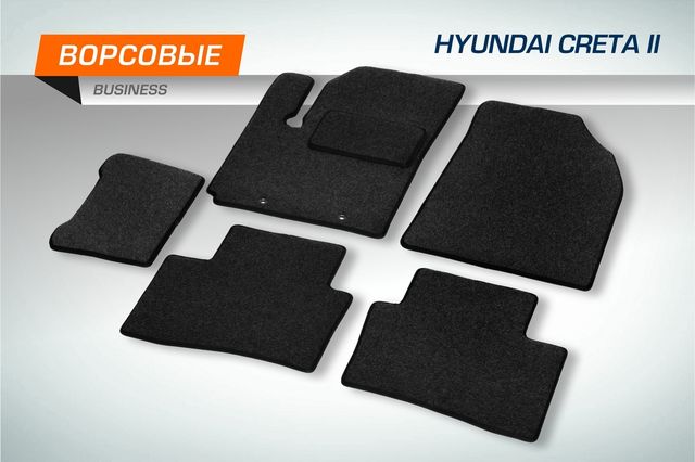 Коврики AutoFlex для салона Hyundai Creta II 2021-2026. Артикул 5230203