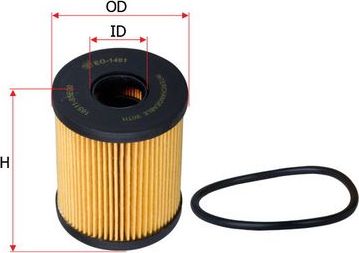 Масляный фильтр Sakura. Артикул EO-1401