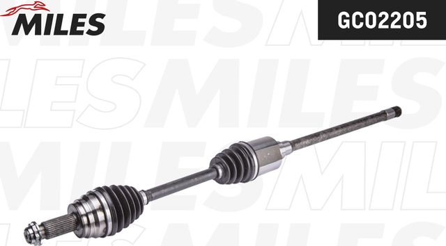 Полуось (привод в сборе, приводной вал) Miles передняя правая для BMW 7 VI (G11/G12) 2016-2019. Артикул GC02205