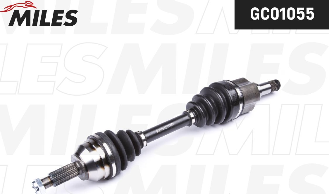 Полуось (привод в сборе, приводной вал) Miles. Артикул GC01055