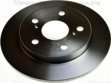 Тормозной диск Denckermann задний для Toyota Corolla E140, E150 2006-2013. Артикул B130605