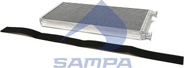 Радиатор отопителя (печки) Sampa. Артикул 027.048